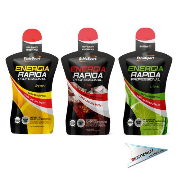 EthicSport-ENERGIA RAPIDA PROFESSIONAL (Conf. 15 gel da 50 ml)   Cola  