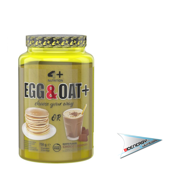 4PiuNutrition-EGG & OAT+ (Conf. 750 gr)   Cioccolato  