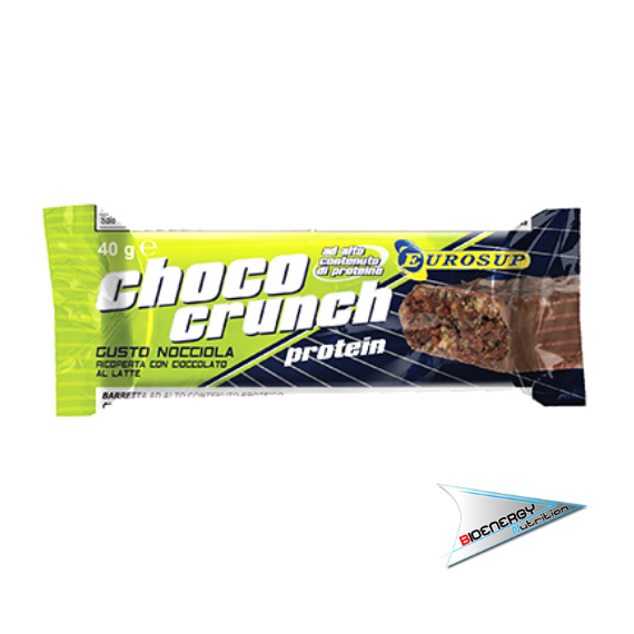 Eurosup - CHOCO CRUNCH ( Gusto Nocciola - Conf. 20 barrette da 40 gr) - 