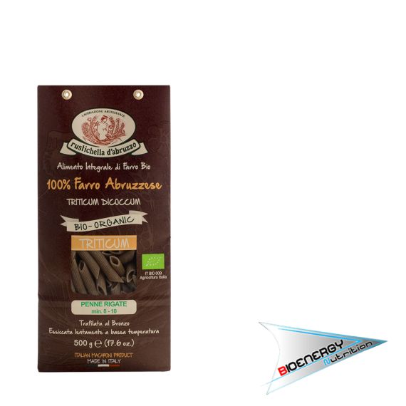 Rustichella-Penne Rigate Farro Bio (500g)     