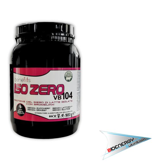 Benefits - Fitness Experience-ISO ZERO VB 104  900 gr Sensual Chocolate  