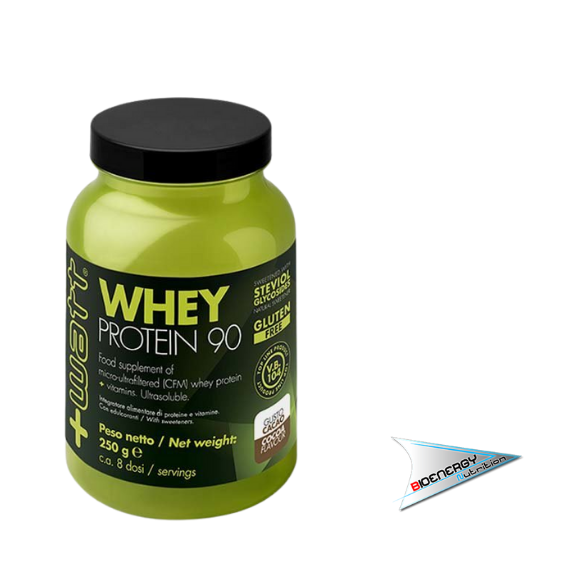 +Watt-WHEY PROTEIN 90  250 gr Vaniglia  