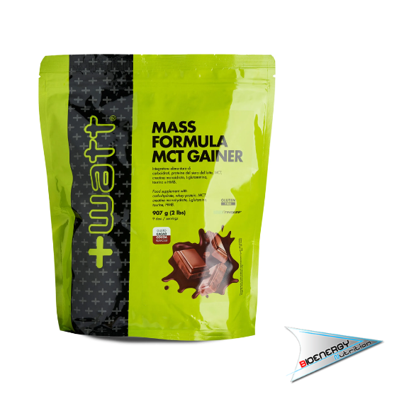 +Watt-MASS FORMULA MCT GAINER   907 gr Cacao  