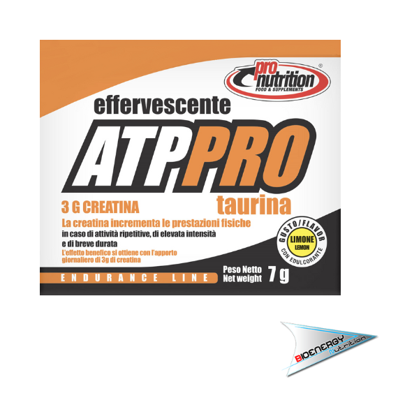 Pronutrition - ATP PRO EFFERVESCENTE (Gusto Limone - Conf. 20 bustine da 7 gr) - 