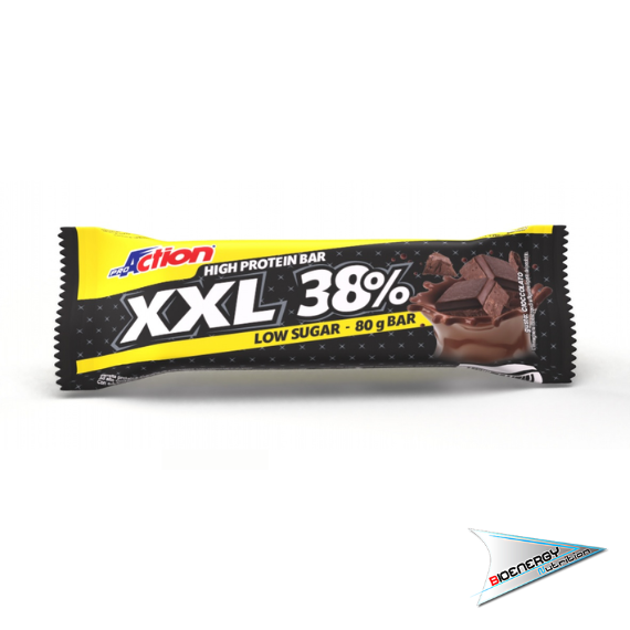 Pro Action-XXL  (Conf. 24 barrette da 80 gr)   Cioccolato  