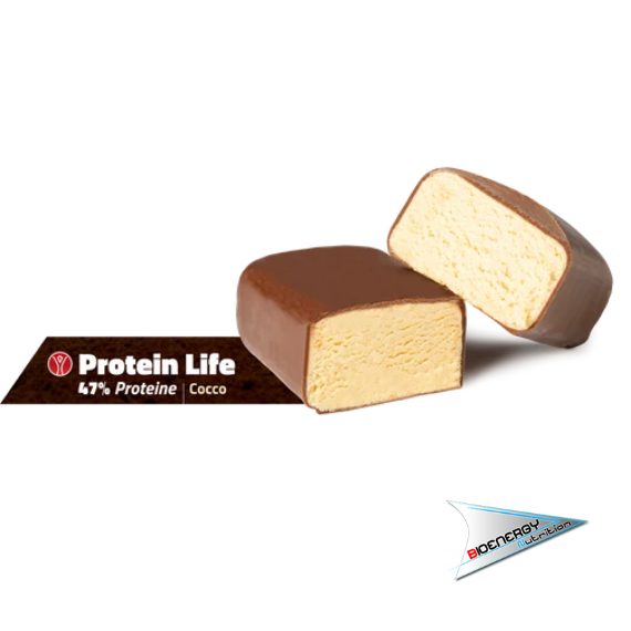 Yourwaylife-PROTEIN LIFE (Barretta da 60 gr - 47% di proteine)   Cocco  
