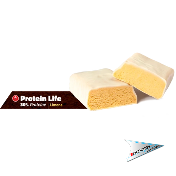 Yourwaylife-PROTEIN LIFE (Barretta da 60 gr - 47% di proteine)   Limone  